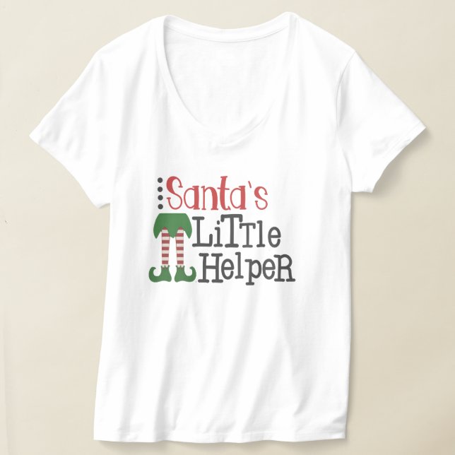 T-shirt Chemises elfes de Noël pour groupe familial, aide  (Poser)