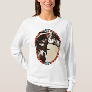 T-shirt Chemises faites varier le pas d'ovale de cheval de