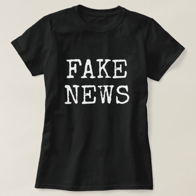T-shirt Chemises FAKE NEWS (Design devant)