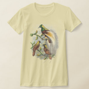 T-shirt Chemises femmes mignonnes oiseaux