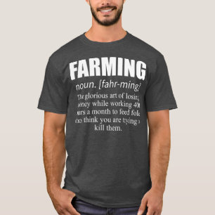 T-shirt Chemises fermières Définition de l'agriculture Cad