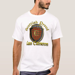 T-shirt Chemises fières écossaises de Cameron de clan