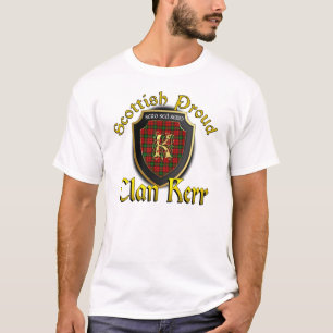 T-shirt Chemises fières écossaises de Kerr de clan