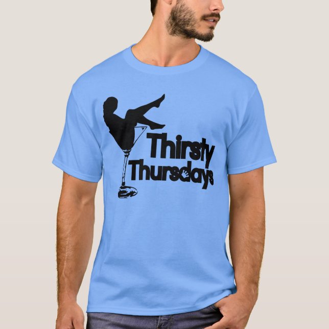 T-shirt Chemises fraîches assoiffées de fils de jeudi | (Devant)