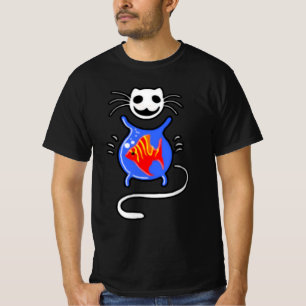 T-shirt Chemises gothiques Cat Mens