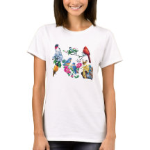 Chemises jardin Birds