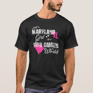 T-shirt Chemises Maryland Juste une fille Maryland dans un