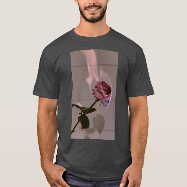 T-shirt Chemises mode pour hommes : Fleur esthétique 2020 (Devant)