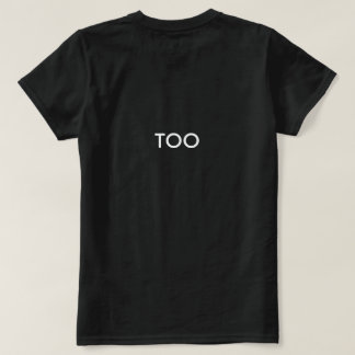 T-shirt chemises noires de matière des vies