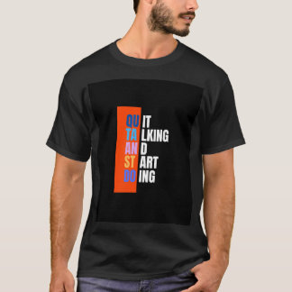 T-shirt Chemises noires demi-manches pour les gens intelli