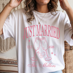 T-shirt Chemises nouvellement mariées   Chemises jumelées 