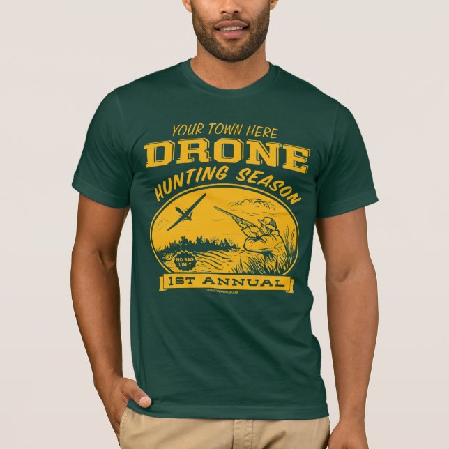 T-shirt Chemises personnalisables de saison de chasse de (Devant)