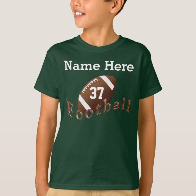 T-shirt Chemises PERSONNALISÉES du football pour des (Devant)