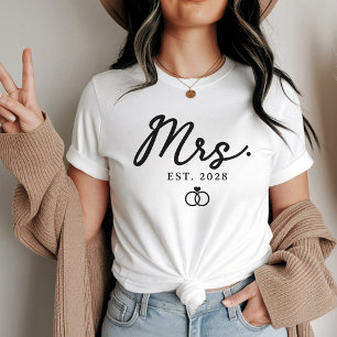 T-shirt Chemises personnalisées M. & Mme   Cadeau de maria