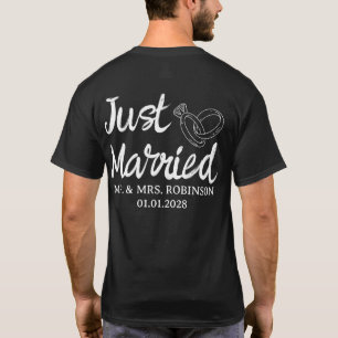 T-shirt Chemises personnalisées pour couples M. et Mme, Ca