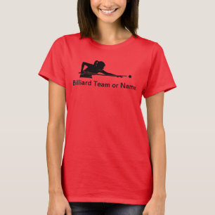 T-shirt Chemises personnalisées pour l'équipe de billard d