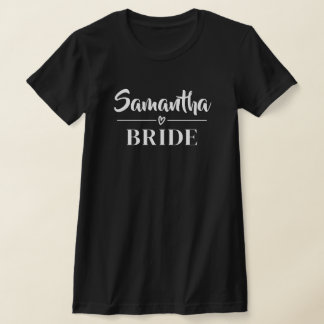T-shirt Chemises personnalisées Team Bride, Enterrement de