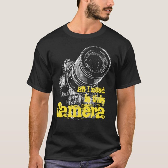 T-shirt Chemises photo Cool Camera (Devant)