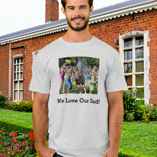 T-shirt Chemises photo personnalisées fête des pères