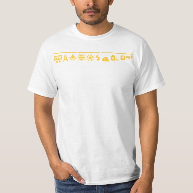 T-shirt Chemises photographes balance blanche (Devant)