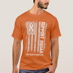 T-shirt Chemises Poumon Équipe de soutien Sensibilisation