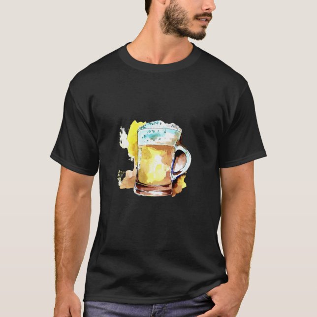 T-shirt Chemises pour amateurs de bière (Devant)