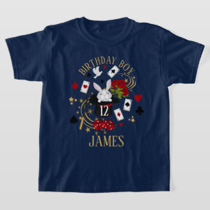 T-shirt Chemises pour enfants magiciens pour l'anniversair