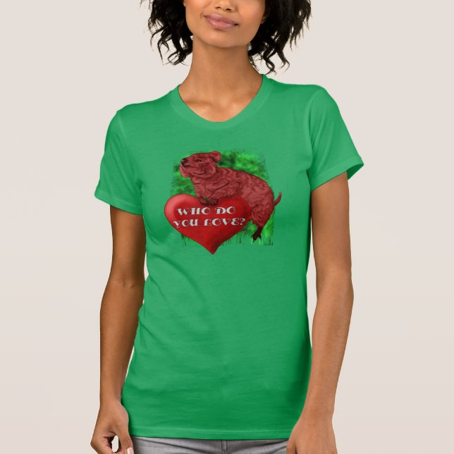 T-shirt Chemises Quokka Love (Devant)