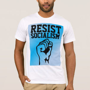 T-SHIRT CHEMISES T SOCIALISME RÉSISTE
