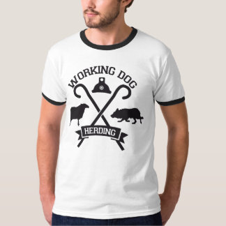 T-shirt Chemisette Herding Working Dog Border collie