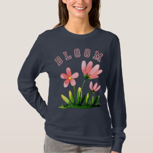 T-shirt Chemisier fleuri à manches longues Bloom