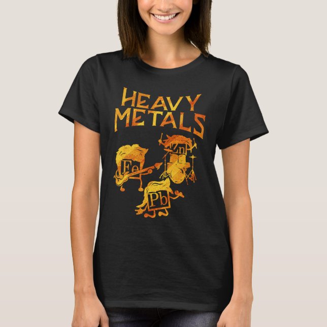 T-shirt Chemists   for Chemistry Student Heavy Metals (Devant)