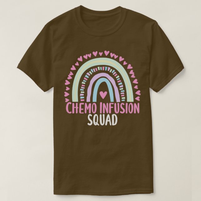 T-shirt Chemo Infusion Squad Party Correspondance femmes A (Design devant)