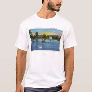 T-shirt Chênes fontaine de Deering et vue de Chambre de