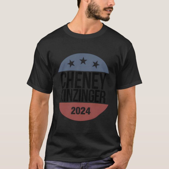 T-shirt Cheney Kinzinger 2024 (Devant)