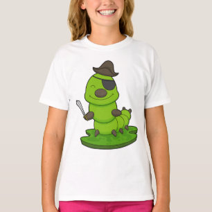 T-shirt Chenille comme Pirate avec Épée