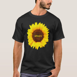 T-shirt Chenille Pour Femmes Hommes Papillon Tournesol Amo