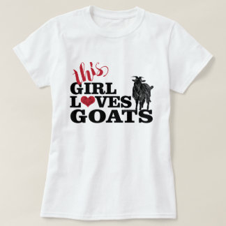 T-shirt CHÈQUE | Cette Fille Aime Les Chèvres Laitier Buck