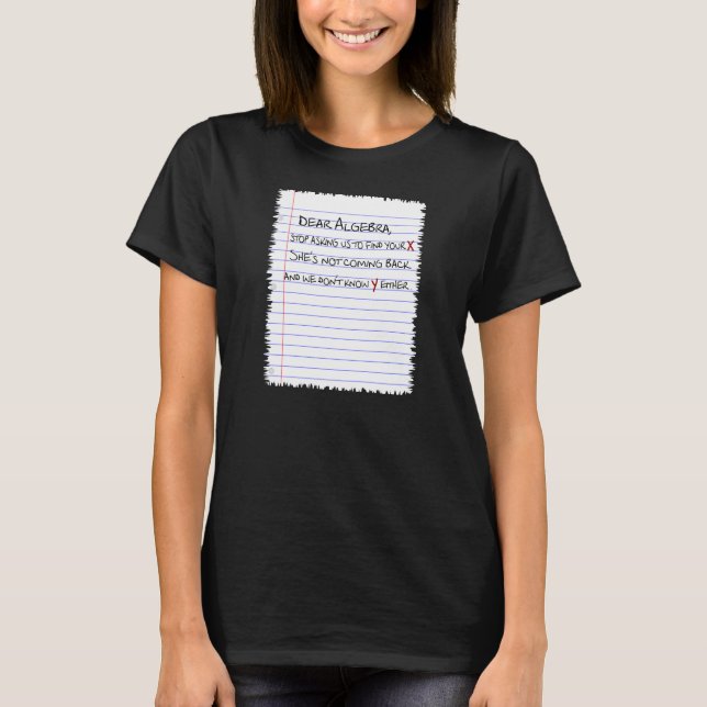 T-shirt Cher ALGEBRA, Tee (Devant)
