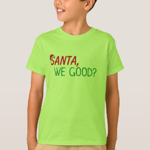 T-shirt Cher Chemise Père Noël Nous Bon Amusant Devis Père