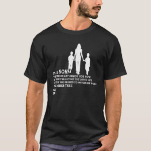 T-shirt Cher Fils, Votre Maman Pourrait Vous Ongler Mainte
