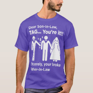 T-shirt Cher FilsEnDroit Père De L'Épouse Papa Mariage Mar