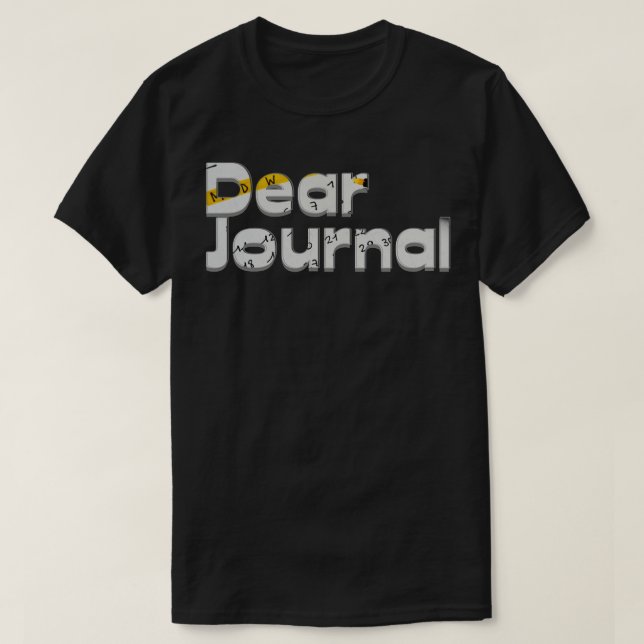 T-shirt Cher Journal (Design devant)
