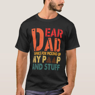 T-shirt Cher Père Merci D'Avoir Pris Mon Poop Heureux Fath