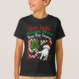 T-shirt Cher Père Noël 67 Drôle de Noël Six Sept 6-7 Meme