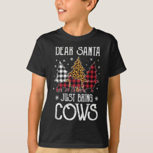 T-shirt Cher Père Noël Apporte Juste La Ferme Animale Des