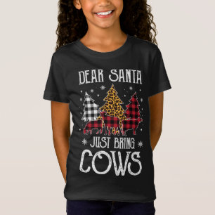 T-Shirt Cher Père Noël Apporte Juste La Ferme Animale Des