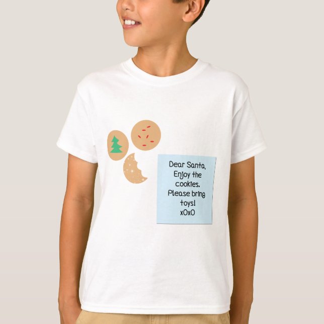 T-shirt Cher Père Noël - Apportez des jouets (Devant)