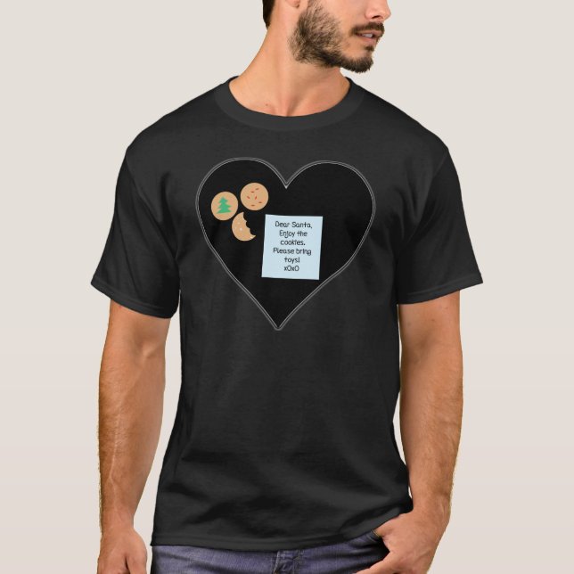 T-shirt Cher Père Noël - Apportez des jouets (Devant)