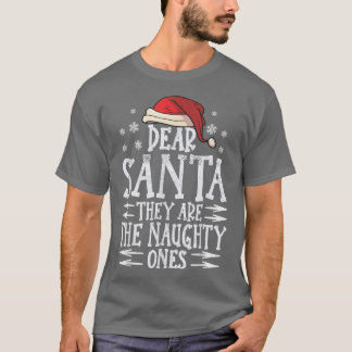 T-shirt Cher père Noël, ce sont les méchants Noël san